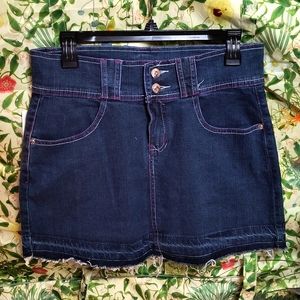 NWT, Rubee Classic Jean Mini Skirt